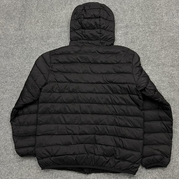 Eddie Bauer Jacket Kids Large Black Hooded Puffer Down Winter Coat Warm - Picture 6 of 12